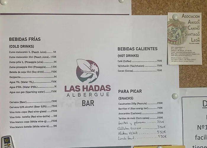 호스텔 Hadas -solo Peregrinos - Vegano -bar *